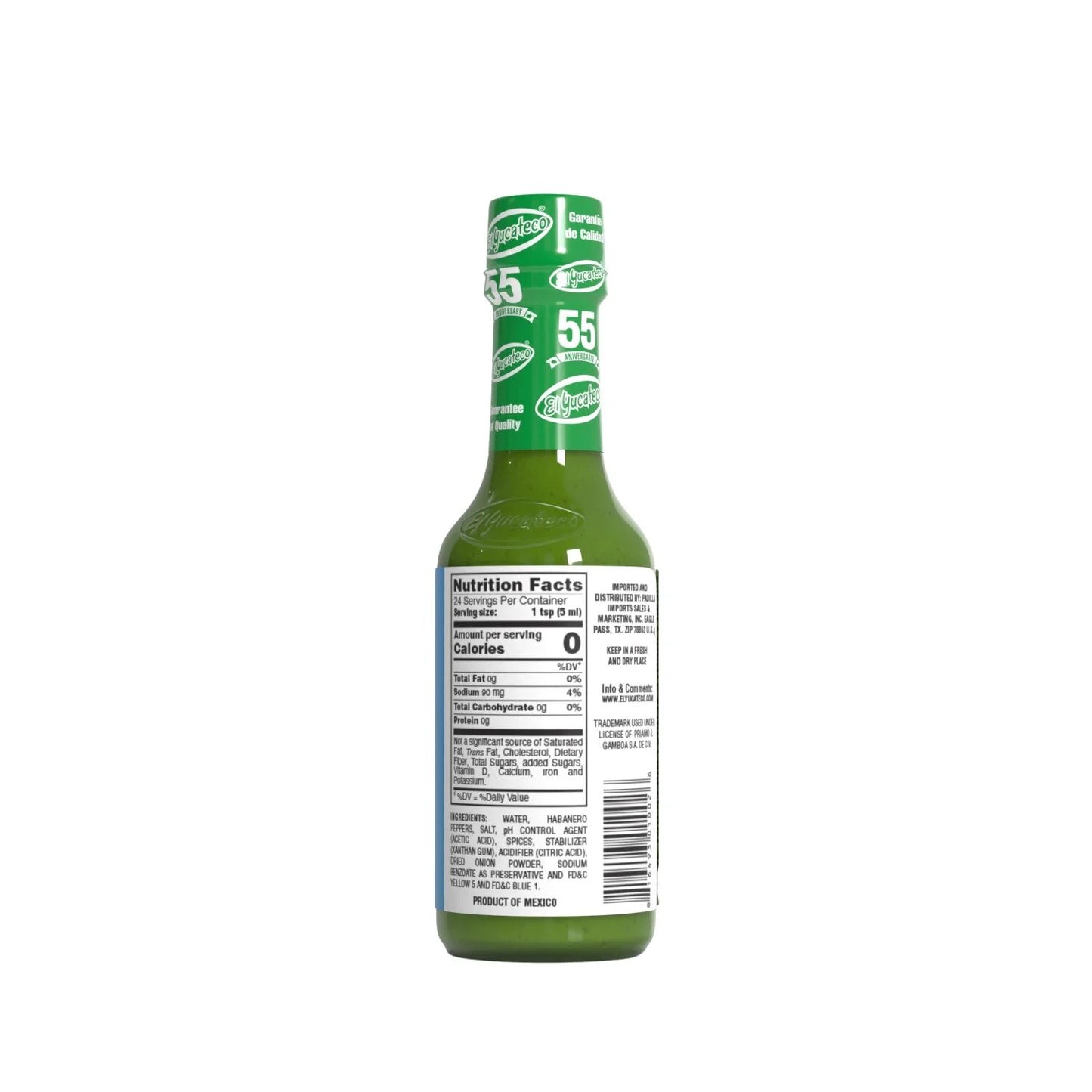 Hot sauce chile Habanero By El yucateco 8 fl oz