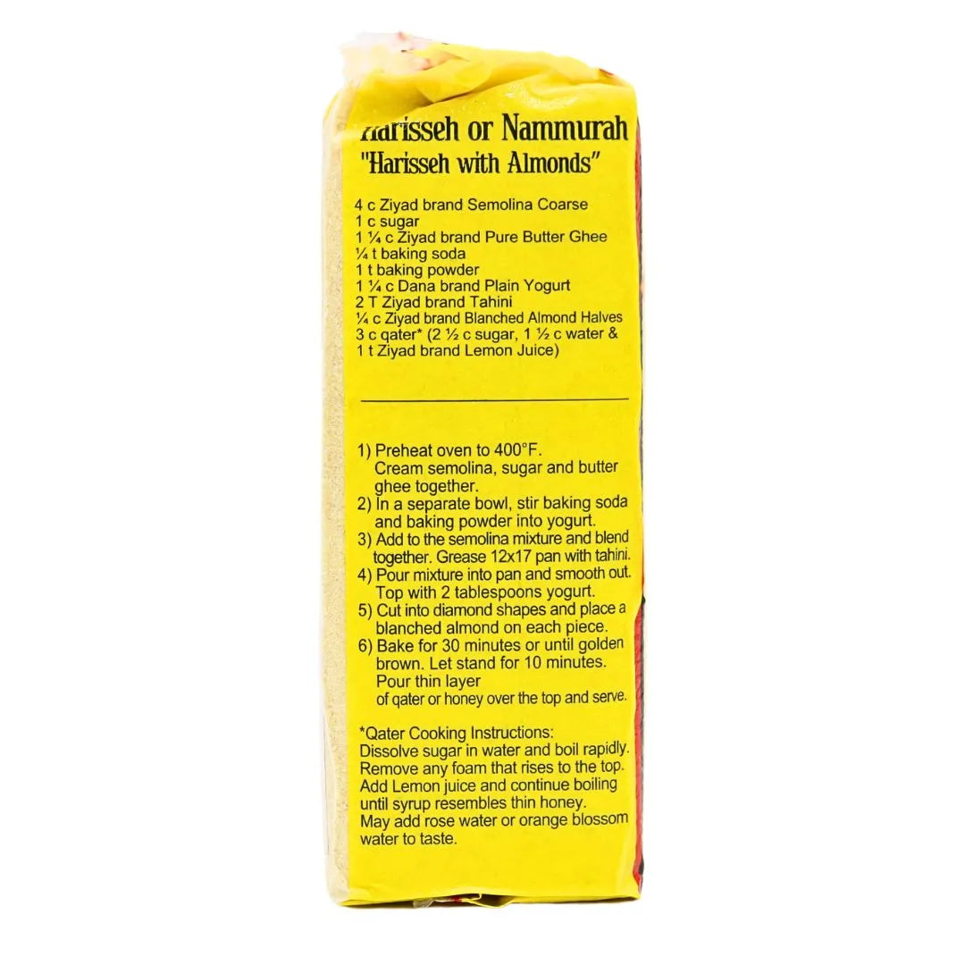 Semolina Coarse By Ziyad | African Mart LLC